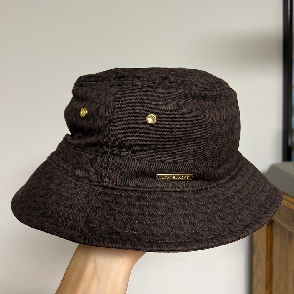 Michael Kors Brown Bucket Hat